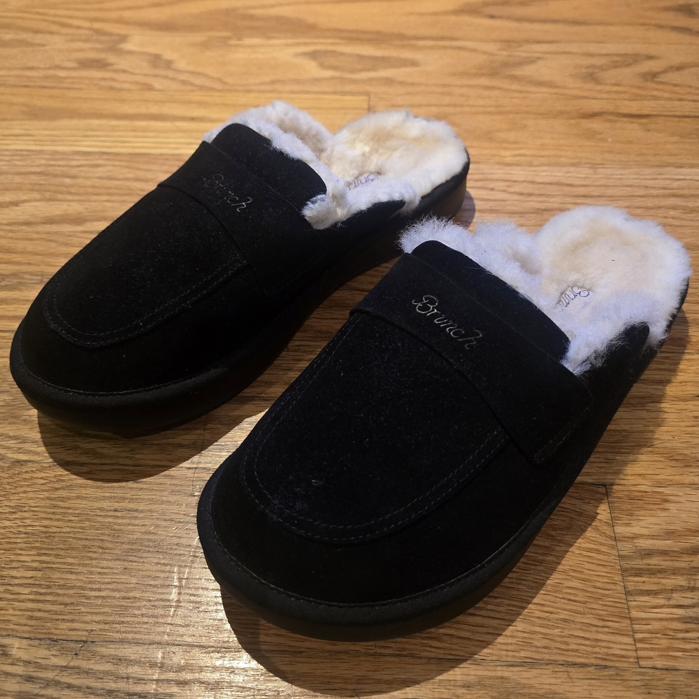 Brunch Shearling Lined Slippers